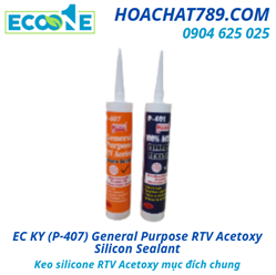 EC KY (P-407) General Purpose RTV Acetoxy Silicon Sealant Keo Silicone RTV Acetoxy Đa Dụng
